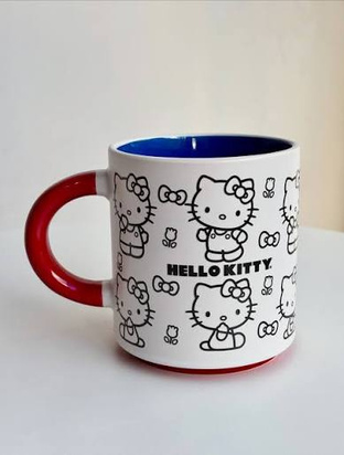 Caneca Grafite 500 ml Hello Kitty